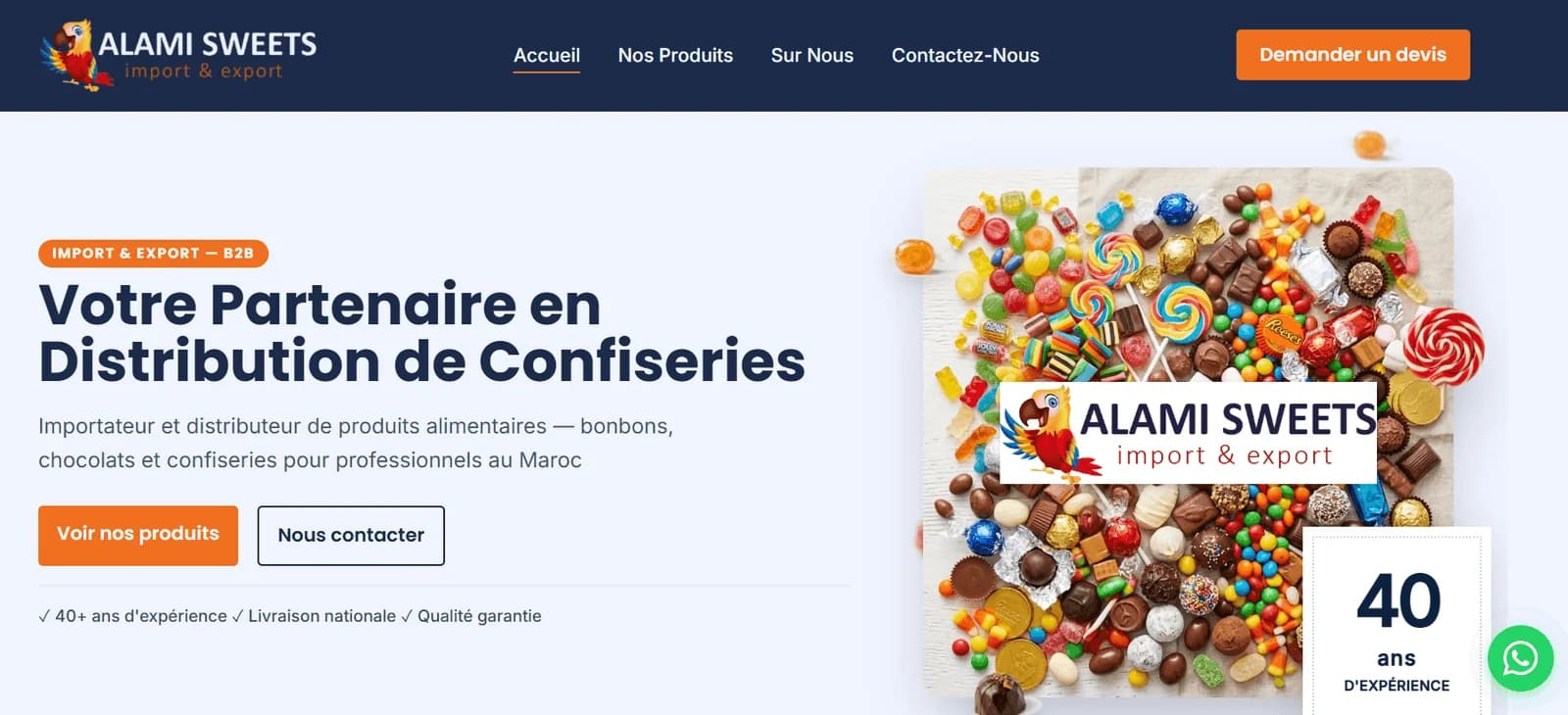 Projet E-commerce Babaco réalisé par WebHive - Aperçu 1