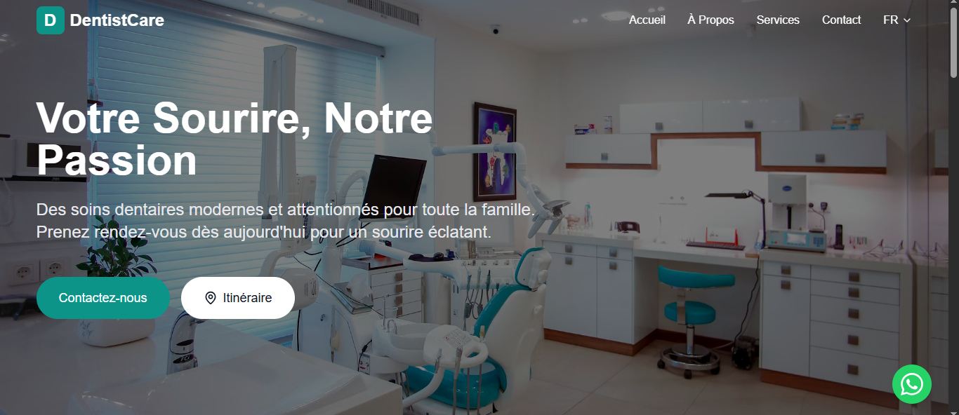 DentalCare Clinic — Refonte de site optimisée SEO